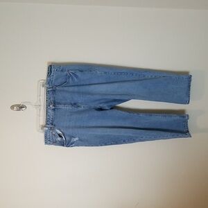 Shein Medium Wash Lightly Distressed Straight Leg Jeans Size 4XL